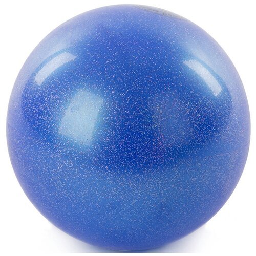 Мяч для худ. гимнастики (15 см, 280 гр) синий металлик AB2803B