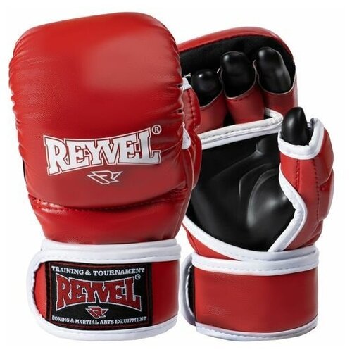 Перчатки ММА тренировочные красные - Reyvel - Красный - M