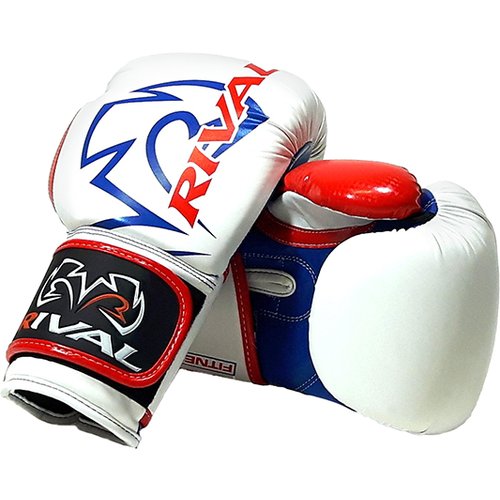 Боксерские перчатки Rival RB7 Fitness Plus Bag White/Red (10 унций)