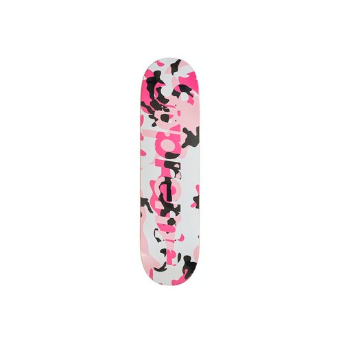 Supreme Camo Logo Skateboard Deck Pink Camo (Р.)