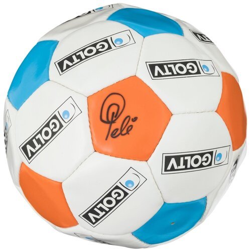 Футбольный мяч с автографом Пеле. Собственноручный автограф короля футбола . Сертификат подлинности автографа в комплекте.