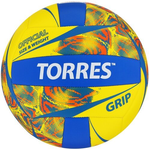 Мяч волейбольный Grip Y, TPU, машинная сшивка, 18 панелей, р. 5