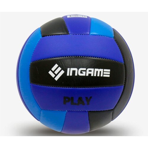 Мяч волейбольный INGAME Play цв. черный синий голубой