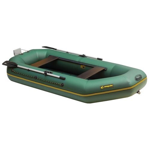 Надувная лодка Leader Компакт 300 Р зеленый