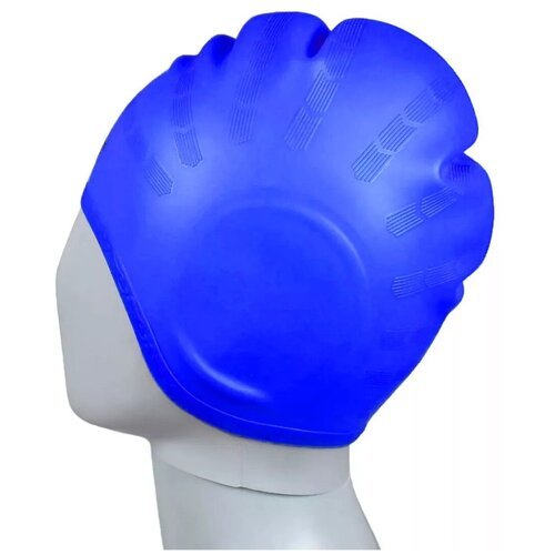 Шапочка для плавания CS06 силиконовая цвет: синий