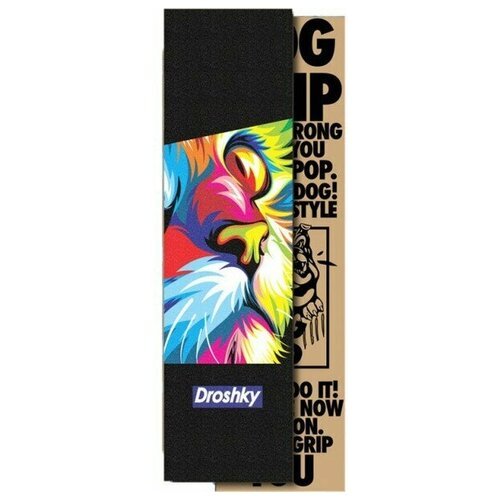 Шкурка Droshky Griptape Zoo Cat 9x33 для скейтборда / самоката