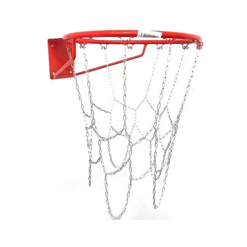 Антивандальная баскетбольная сетка 2мм из короткозвенной цепи для No-7, No-5, на 12 посадочных мест