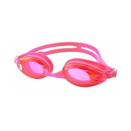 Очки для плавания детские взрослые защитные анти-ультрафиолетовые с футляром, розовые