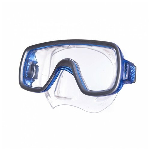 Маска для плавания Salvas Geo Md Mask, арт.CA140S1BYSTH, закаленное стекло, силикон, р. Medium, синий