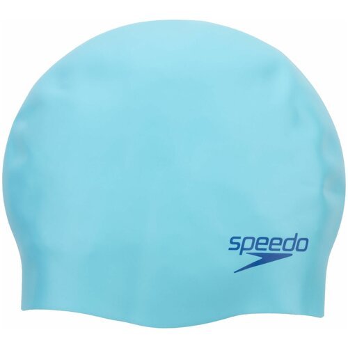 Шапочка для плавания Speedo Moulded Silc Cap Ju, 8-709908420-8420, голубой