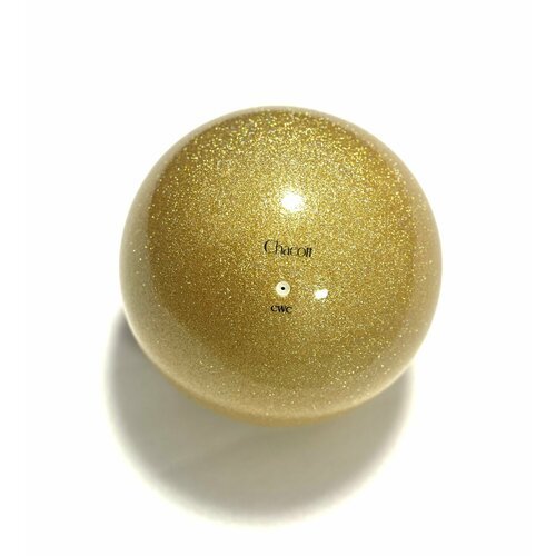 Мяч CHACOTT призма 18,5 см цв. Золото с блестками.(цв.599)