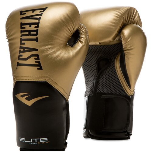 Боксерские перчатки Everlast ELITE PROSTYLE золотые
