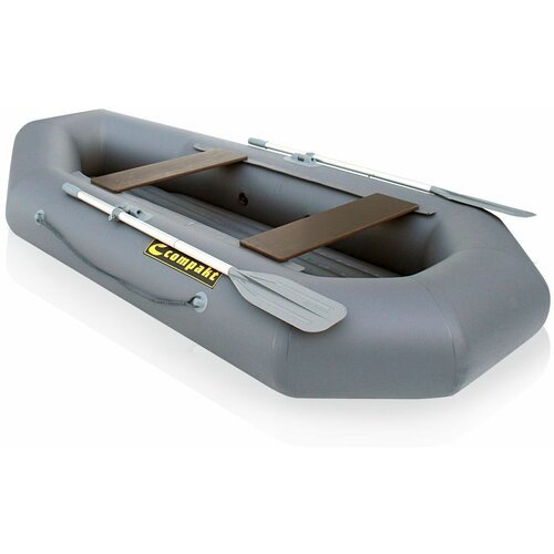 Лодка ПВХ 'Компакт-240N'- НД надувное дно (серый цвет) упаковка-мешок оксфорд