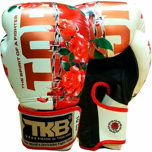Боксерские перчатки TOP KING Gloves ROSE white