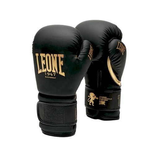 Боксерские перчатки Leone 1947 GN059 Black/Gold (10 унций)