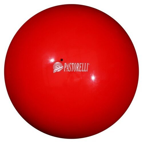 Мяч гимнастический Pastorelli New Generation, 18 см, FIG, цвет красный