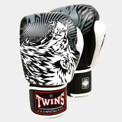 Боксерские перчатки Twins Special FBGVL3-50 белый волк 12 унций