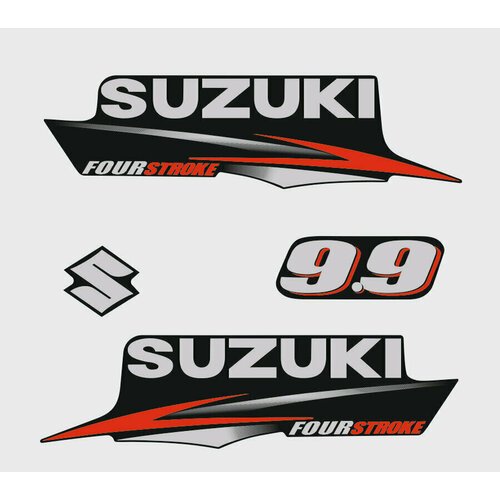 Наклейка для лодочного мотора Suzuki 9.9