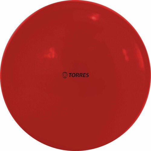 Мяч для художественной гимнастики однотонный 'TORRES', арт. AG-19-03, диам. 19 см, ПВХ, красный