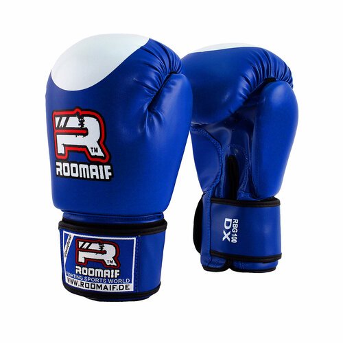Боксерские перчатки Roomaif Rbg-100 Dx Blue размер 12 oz