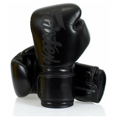 Боксерские перчатки Fairtex BGV14 Solid Black 16 унций