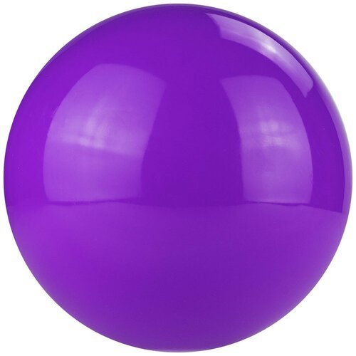 Мяч для художественной гимнастики однотонный TORRES, AG-15-12, диаметр 15 см, лиловый
