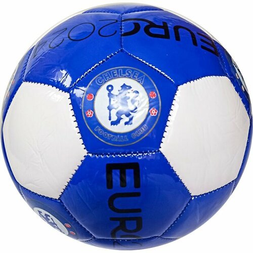 Мяч футбольный Chelsea, машинная сшивка сине/белый Спортекс E40759-1