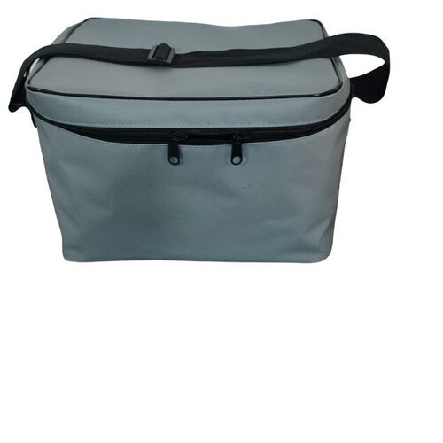 Чехол сумка для топливного бака лодочного мотора, бензобака 12 литров, серый. Tent Fishing (размер 37 х 27 х 26)