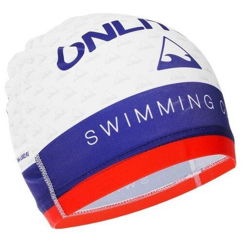 Шапочка для плавания Swimming club, унисекс, обхват 54-60 см