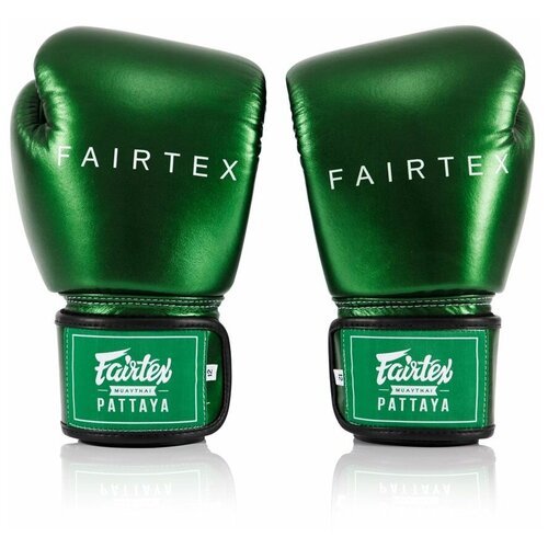 Боксерские перчатки Fairtex BGV22 Metallic Green (14 унций)