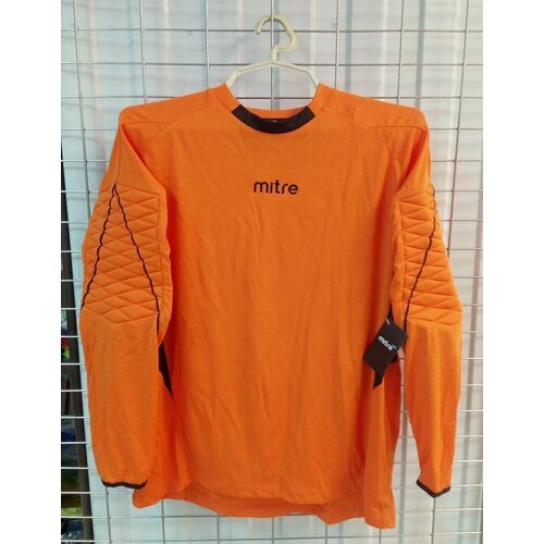 Для футбола Вратарский на рост 158 см свитер футбольного вратаря MITRE оранжевый