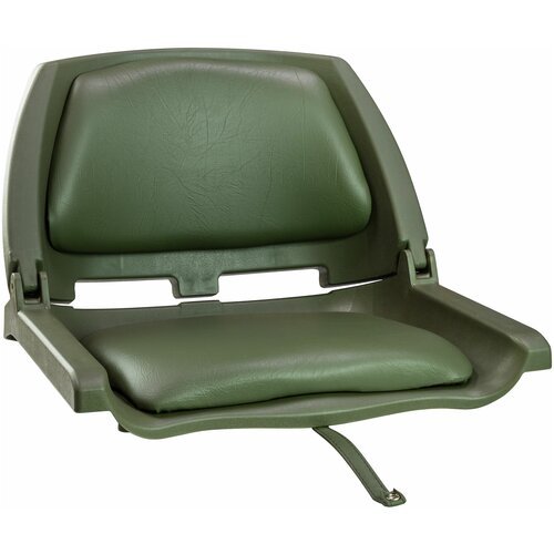 Кресло складное мягкое TRAVELER, цвет зеленый/зеленый для лодки / катера