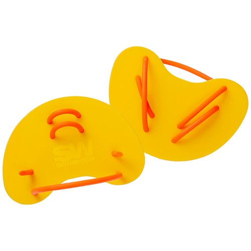 Пальчиковые лопатки для плавания SwimRoom 'Finger Paddles', цвет желтый