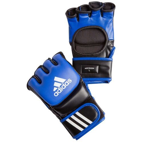 Перчатки adidas ULTIMATE FIGHT ADICSG041 для рукопашного боя, MMA S сине-черный