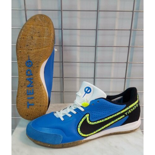 NIKE размер 43 ( длина по стельке 27.5 см ) бампы футбольные футзалки кроссовки Синие