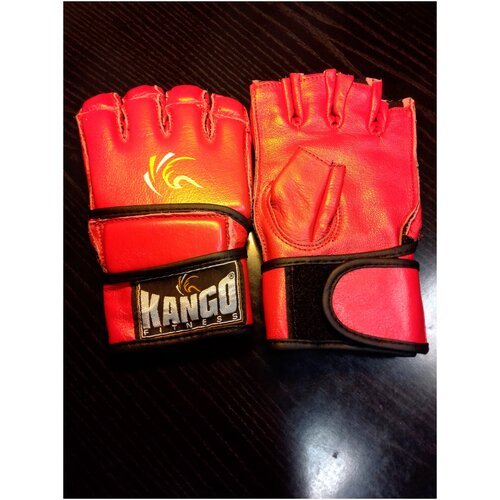 Перчатки для рукопашного боя Kango Fitness 8204, красные, размер M