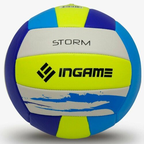 Мяч волейбольный INGAME STORM (белый-желтый-синий)
