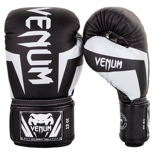 Боксерские перчатки Venum Elite Black/White (12 oz) - Venum