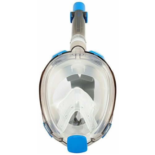 Полнолицевая маска для плавания (снорклинга) SARGAN Галактика Премиум прозрачный/синий (L/XL)