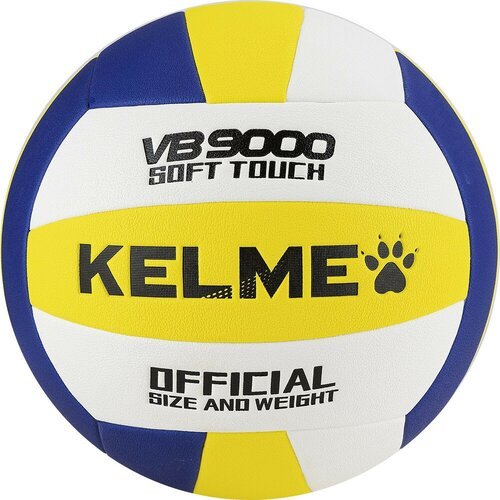 Мяч волейбольный KELME, арт.9806140-141, р. 5, бело-желто-синий