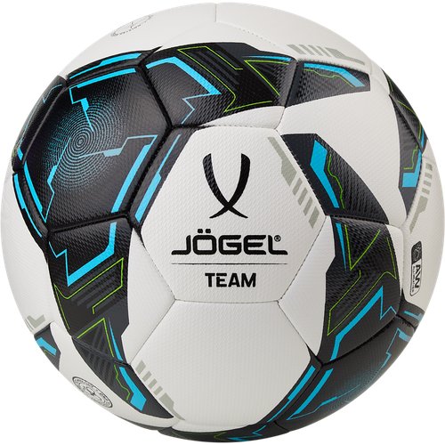 Мяч футбольный Jögel Team №5, белый (5)