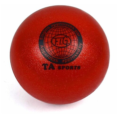 Мяч для художественной гимнастики d-18см, красный