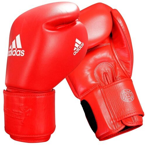 Перчатки боксерские Muay Thai Gloves 300 красно-белые (вес 12 унций)