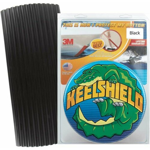 Защита киля KeelShield, 2.44 м, черный цвет, 8 футов