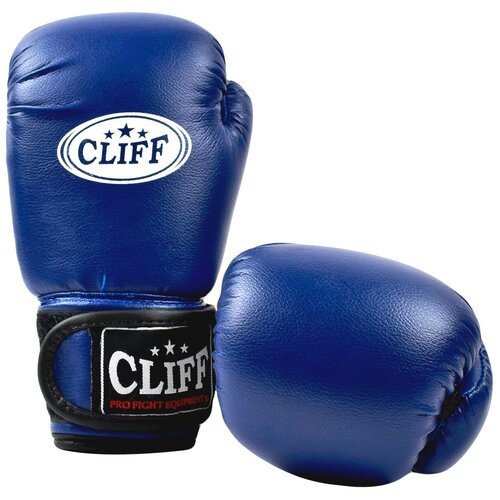Перчатки боксёрские CLIFF CLUB, PVC, 14 унций, красно-белые