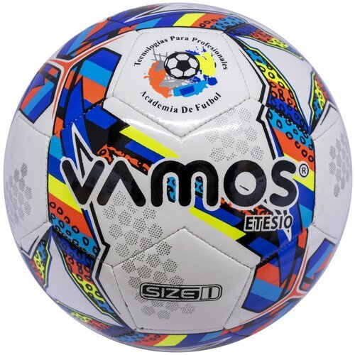 Футбольный мяч VAMOS ETESIO №1, 1 размер, красный, белый