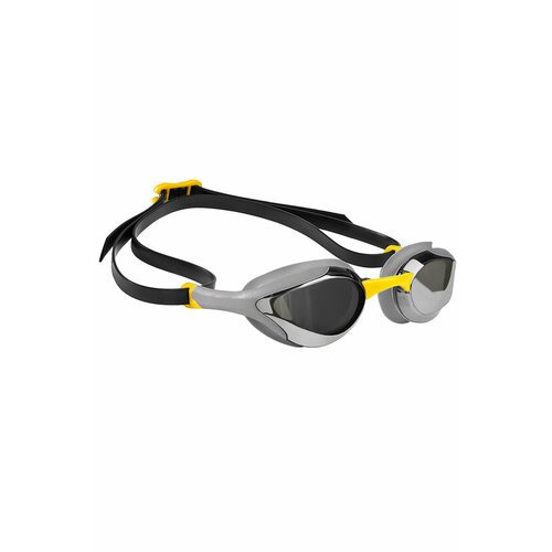Очки для плавания MAD WAVE Alien Mirror, yellow/grey/black
