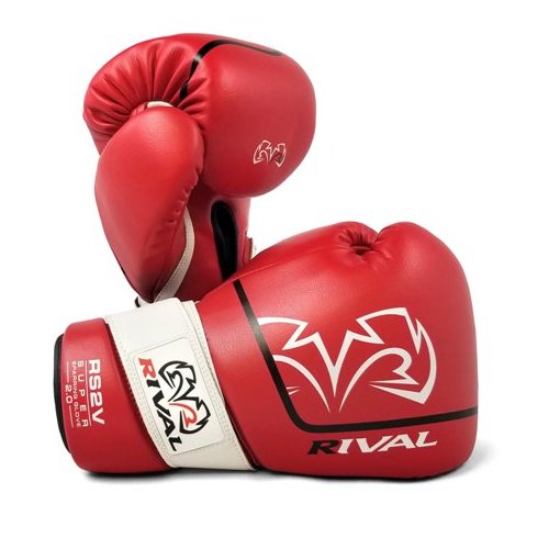Боксерские перчатки Rival RS2V Super Sparring 2.0 Red (12 унций)