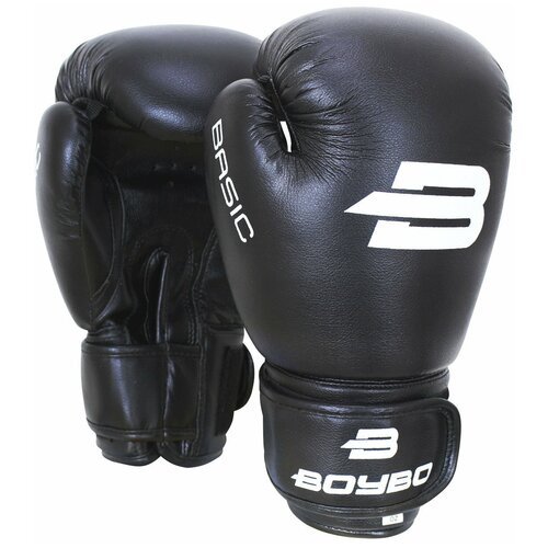 BoyBo Перчатки боксерские BoyBo Basic ВВG100 (8, Черный)