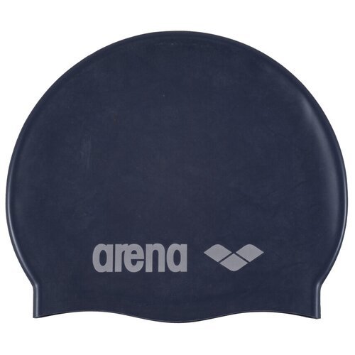 Шапочка для плавания arena Classic Silicone Jr 91670, denim/silver